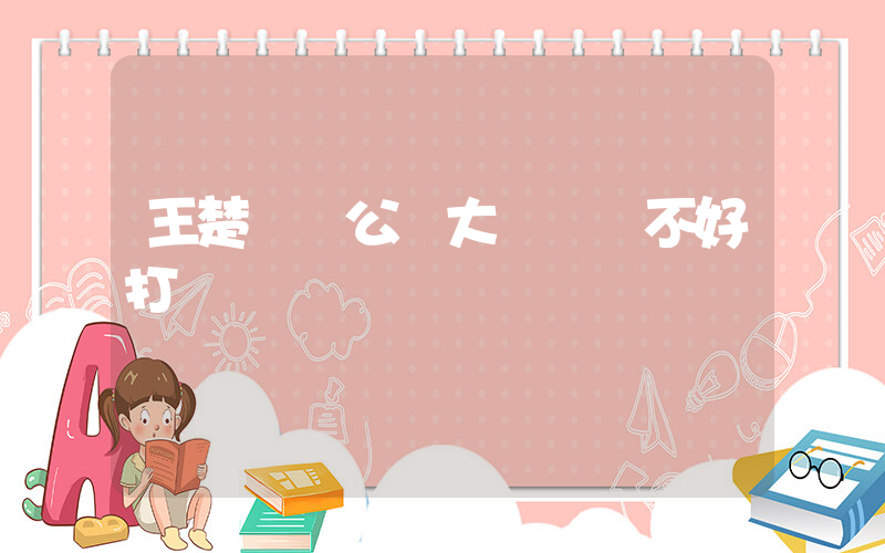 王楚欽 公園大爺確實不好打插圖